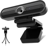 VIZOLINK W4DS HD Webcam for PC, 1080P 60fps FHD with 4K 