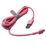 NEW USB Charging Cable Compatible for Razer Naga Pro 20000 DPI & Razer Basilisk & Razer Viper Ultimate Hyperspeed Lightest Wireless Gaming Mouse (Pink)