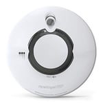 FireAngel Pro Connected Smart Smoke Alarm, Battery Powered with Wireless Interlink and 10 Year Life, FP2620W2-R