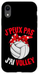 Coque pour iPhone XR J'Peux Pas J'ai Volley Volley-Ball Volleyball Fille Femme