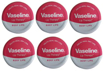 Vasline Lip Therapy Rosy Lips with Rose and Almond Oil - 20gX6
