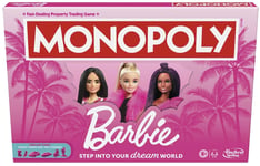 Barbie Monopoly Children's Fun Family Board Game