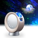 LooEooDoo LED Star Projector Light, Galaxy Lighting, Moon Nebula Night Lamp with Base, Remote Control and 2000mAh Battery Operated for Gaming Room, Home Theater, Bedroom, or Mood Ambiance (Gold)