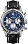 Breitling AB0117131C1P1 Navitimer Chronograph Blå/Læder Ø43 mm