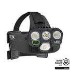 LEDX Pannlampa Mamba X-pand G4 4500 Kit Med Huvudställning & 106Wh Batteri