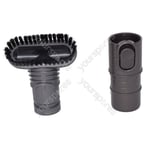 Stubborn Dirt Dusting Brush Tool And Adaptors Kit for Dyson DC27 Vacuum