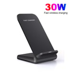 30W/15W Wireless Charger Stand Dock For Apple iPhone 14 12 Samsung Z Fold 4 S23