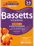 Bassetts Vitamins 3-6 Omega 3 Orange 30'S, 76.5 G