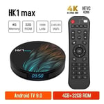 HK1MAX Smart tv box Android 10 4GB+32GB 2.4G-5GWifi BT4,0 RK3318 Quad Core 4K hk1 max Décodeur Netflix Media Player","isCdav":fals