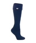Heat Holders Womens - Ladies Thermal Wellington Boot Socks in 7 colours - Indigo Blue Nylon - Size UK 4-6.5