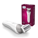 Lady Shaver Series 6000 BRL126/00 Cordless with Wet and Dry use, White