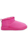 Ugg Classic Ultra Mini Ankle Boots - Pink
