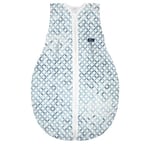 Alvi ® Sovsäck Jersey Light Mosaic blå/vit