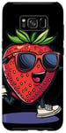 Galaxy S8+ Cool Strawberry Costume with funny Shoes and Arms Case