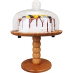 WSJ Pastry storage tray Raise The Cake Stand, Banquet Dessert Table Food Cover Cake Shop Display Cake Dome Cheese Plate Covers Cheese Dome Dried fruit tasting plate (Size : B)