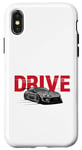Coque pour iPhone X/XS Drive Cool Fast Sports Car Racing Drift Driver
