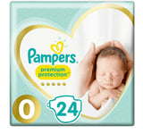 Pampers Premium Protection New Baby Size 0 24 Nappies Carry Pack