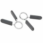 Viavito 1 Inch Standard Barbell Quick Release Steel Spring Clip Collars - Pair