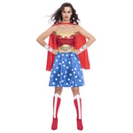 Licensed Adult Wonder Woman Fancy Dress Superhero Costume Ladies Womens DC Comic