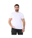 Gant Mens T-Shirts - White Cotton - Size 3XL