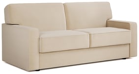 Jay-Be Linea Fabric 3 Seater Sofa Bed - Cream