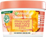 Garnier Ultimate Blends Glowing Lengths Pineapple Hair Food 3In1 Hair Mask