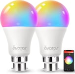 Avatar Controls Smart Bulb Alexa Light Bulbs B22 Bayonet, Colour Changing WiFi 