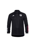 adidas FC Bayern Munchen Saison 2020/21 FCB TR Top Y Sweat-Shirt d'entraînement pour Enfant Noir/Rouge 140