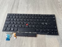 Nordic Backlit Keyboard for Lenovo Thinkpad X1 Carbon Gen 7th 8th SN20W73723 SN20W73759