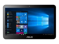 ASUS All-in-One PC A41GAT - Tout-en-un - Celeron N4100 / 1.1 GHz - RAM 4 Go - SSD 128 Go - UHD Graphics 600 - GigE - LAN sans fil: Bluetooth 4.0, 802.11a/b/g/n/ac - Win 10 Pro 64 bits - moniteur : LED 15.6" 1366 x 768 (HD) écran tactile - noir