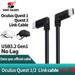 Plastique C-A3.0 Câble 5m Oculus Quête Link - Câble USB 3.2 de 10 pieds