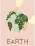 I Love Mother Earth Home Decoration Posters & Frames Posters Botanical Multi/patterned Vissevasse
