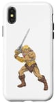 Coque pour iPhone X/XS Masters Of The Universe Drapeau vieilli He-Man