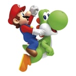 Veggdekor Klistremerker 80x71cm - Nintendo Super Mario og Yoshi