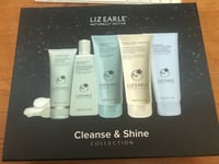 LIZ EARLE Cleanse & Shine Collection set 5 full size items new boxed kit RRP £78