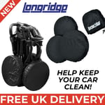 Longridge Golf Trolley 2-3-4 Wheel Covers KEEP YOUR BOOT CLEAN FREE UK DELIVERY