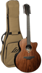 LAG Guitars SAUVAGE-J12CE Jumbo 12 Strings Cutaway Acoustic-Electric