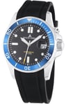 Jacques Lemans 1-2170D Hybromatic Sort/Gummi Ø41 mm