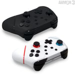 Hyperkin NuChamp Wireless Game Controller 2 Pack for Nintendo Switch (Black/White)