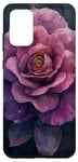 Galaxy S20+ Lavender Blossom Purple Watercolor Floral Rose Flower Girly Case