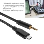 2m/ 6.6ft USB C To 3.5mm Sound Cable Type C To AUX Male Cable Car REL