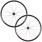 Fulcrum Rapid Red 500 DB 2WF Gravel Wheelset - 700c Black 12mm Front 142x12mm Rear Campagnolo N3W Centerlock Pair 13 Speed Tubeless
