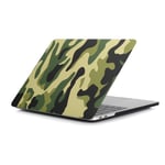 Macbook Pro 15.4-tum 2016 med touch (A1707) skyddsskal plast tryck på - Kamoflage grön
