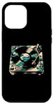 Coque pour iPhone 14 Pro Max Platine vinyle DJ Camouflage – Amoureux de musique vintage