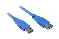 Sharkoon - USB-förlängningskabel - USB typ A till USB typ A - 1 m