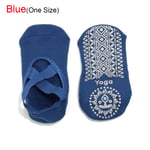Bandage Yoga Socks Quick-dry Pilates Blue