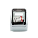 Brother QL-820NWB Label Maker, Address Labeller, Wireless, PC Connected, Network and Bluetooth, Desktop, Red and Black Printing