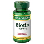 Nature's Bounty Biotin 72 caps 5000 mcg