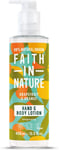 Faith In Nature Natural Grapefruit and Orange Hand and Body Lotion, Energising,