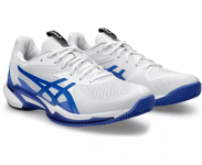 Asics Speed FF 3 White/Blue CLAY - 2024 (Storlek: 40)